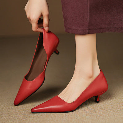 Alden & Archer™ | Kynora Leather Heels
