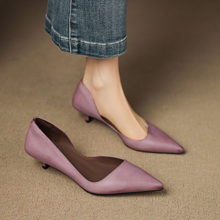 Alden & Archer™ | Kynora Leather Heels