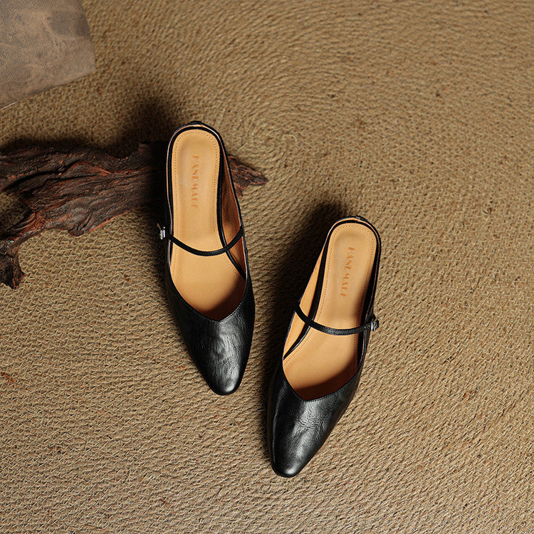 Alden & Archer™| Ulvessa Leather Mules