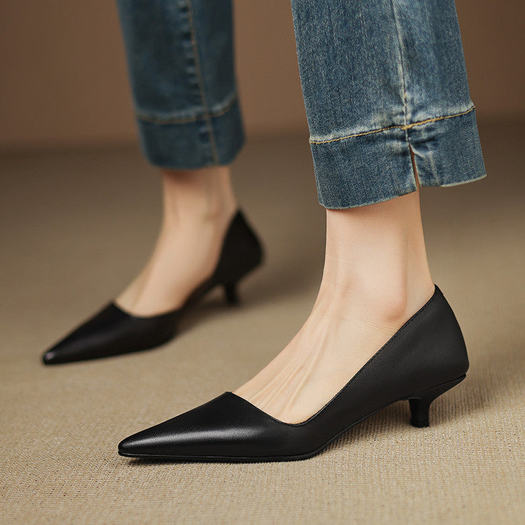 Alden & Archer™ | Kynora Leather Heels