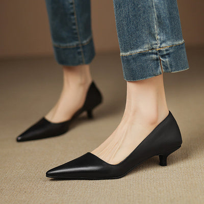 Alden & Archer™ | Kynora Leather Heels