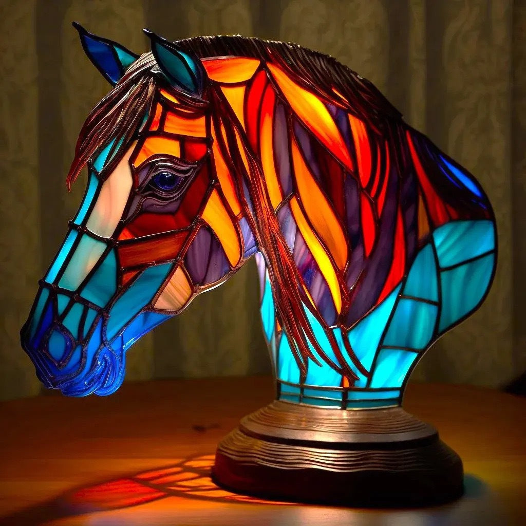 Pupuce – Magical table lamp in colored glass