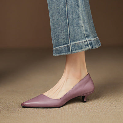 Alden & Archer™ | Kynora Leather Heels