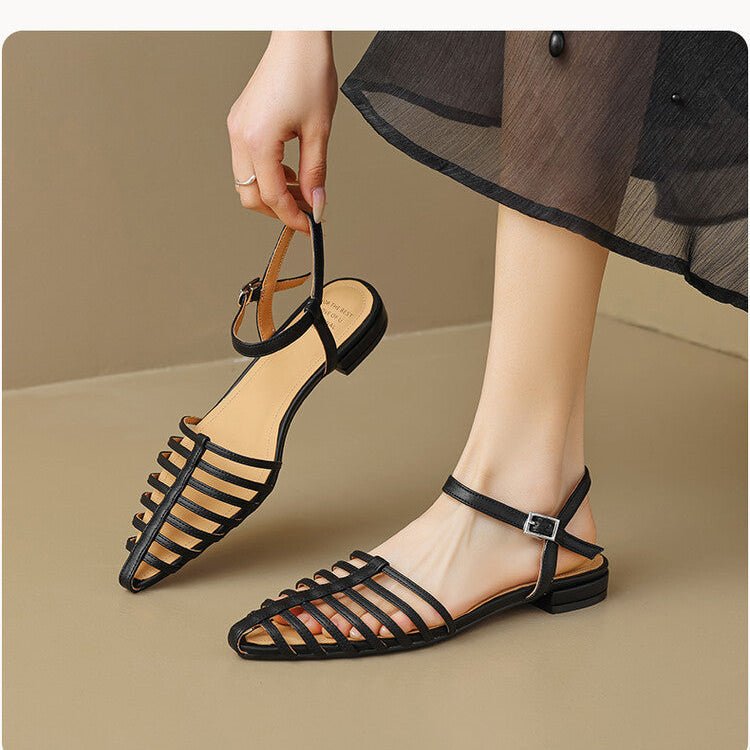 Alden & Archer™ | Kiara Elegant Flat Sandals