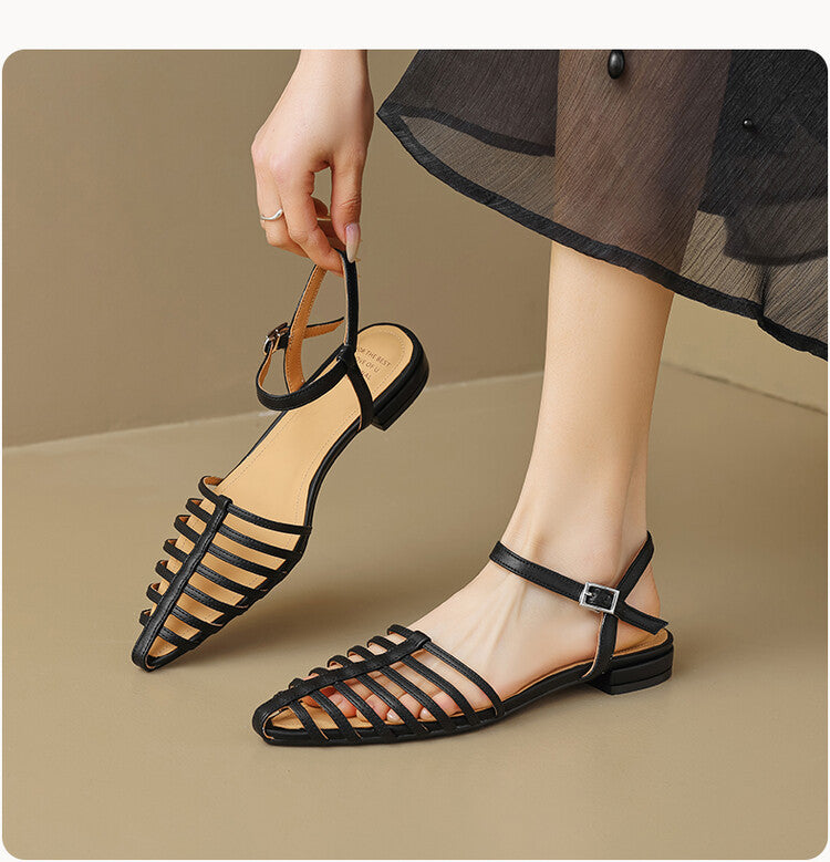 Alden & Archer™ | Kiara Elegant Flat Sandals