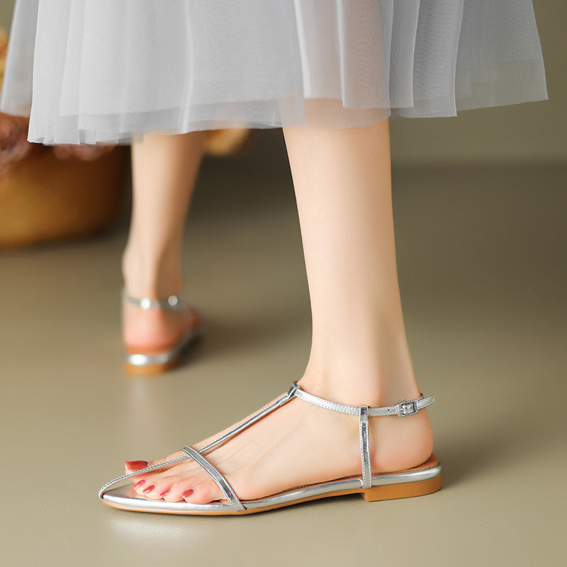 Alden & Archer™| Laney Elegant Flat Sandals