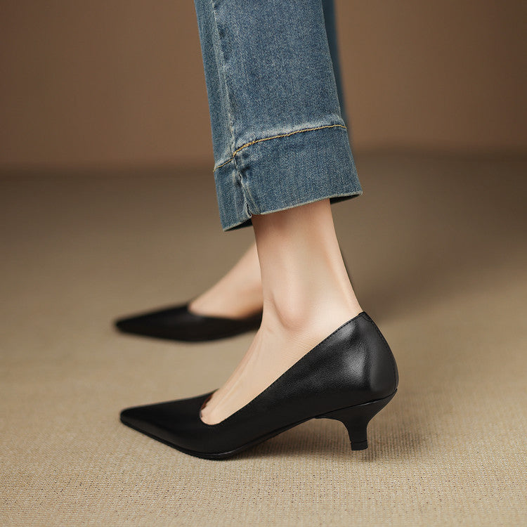 Alden & Archer™ | Kynora Leather Heels