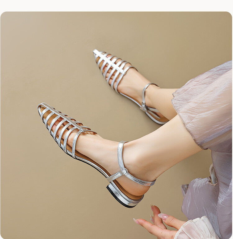 Alden & Archer™ | Kiara Elegant Flat Sandals