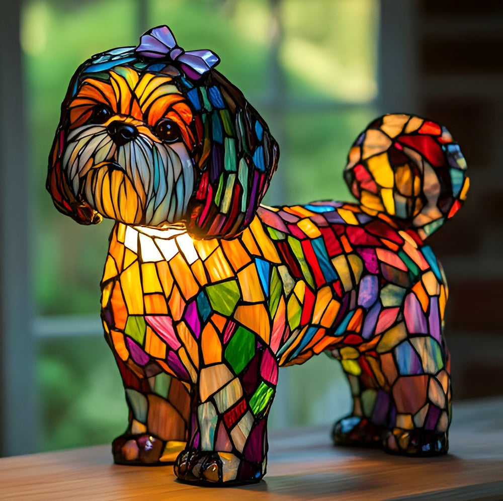 Mimine – Magical lamp for dogs in colored glass