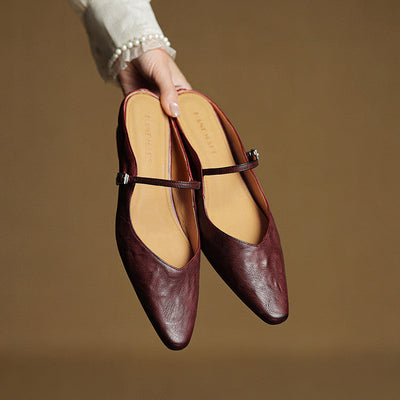 Alden & Archer™| Ulvessa Leather Mules