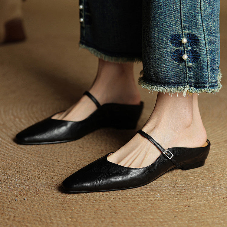 Alden & Archer™| Ulvessa Leather Mules