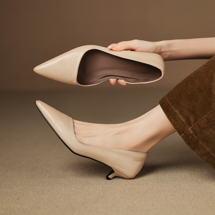 Alden & Archer™ | Kynora Leather Heels