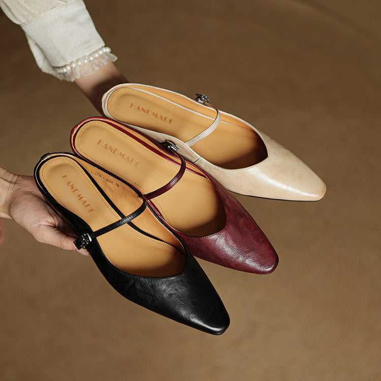 Alden & Archer™| Ulvessa Leather Mules
