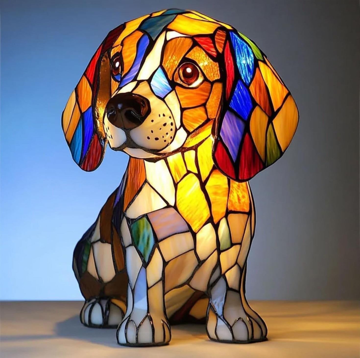 Pirouette – Magical lamp for dogs in colored glass