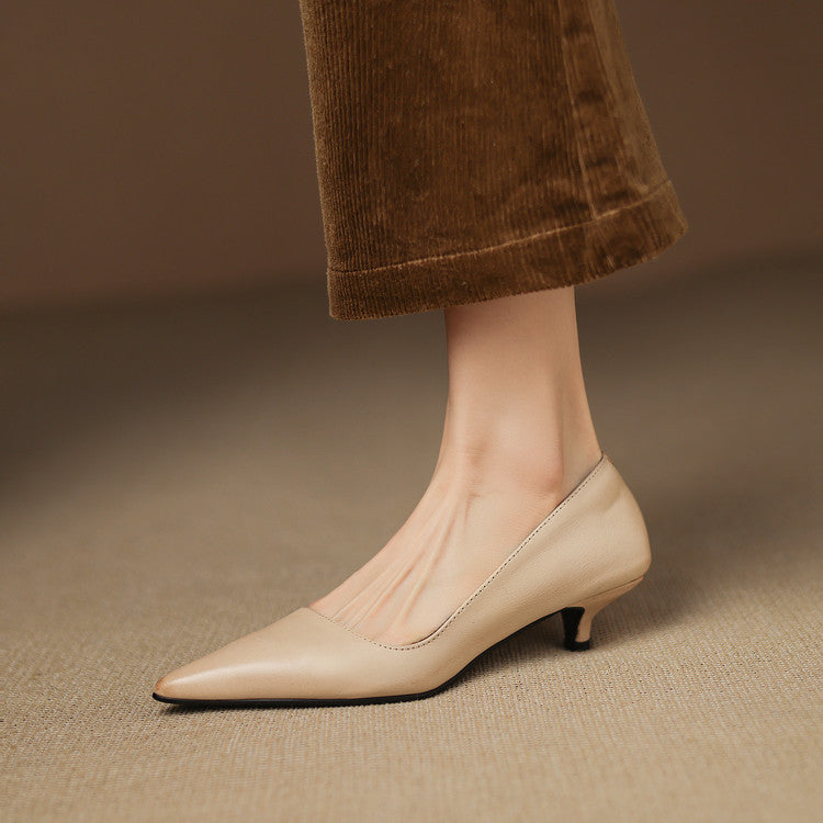 Alden & Archer™ | Kynora Leather Heels