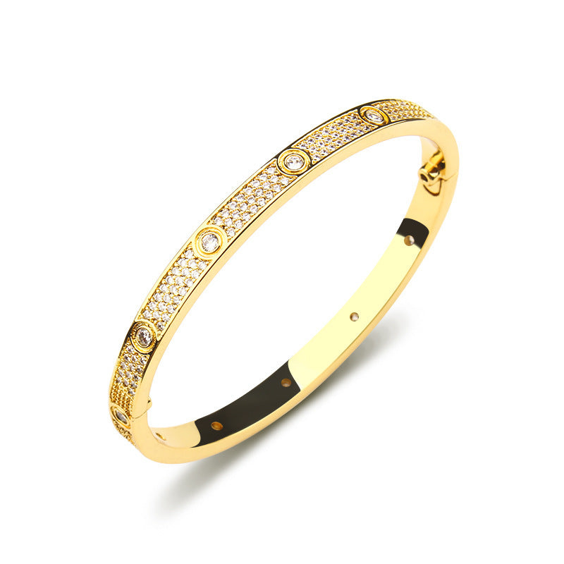 Eternity Bracelet (gold, silver or rose gold finish)