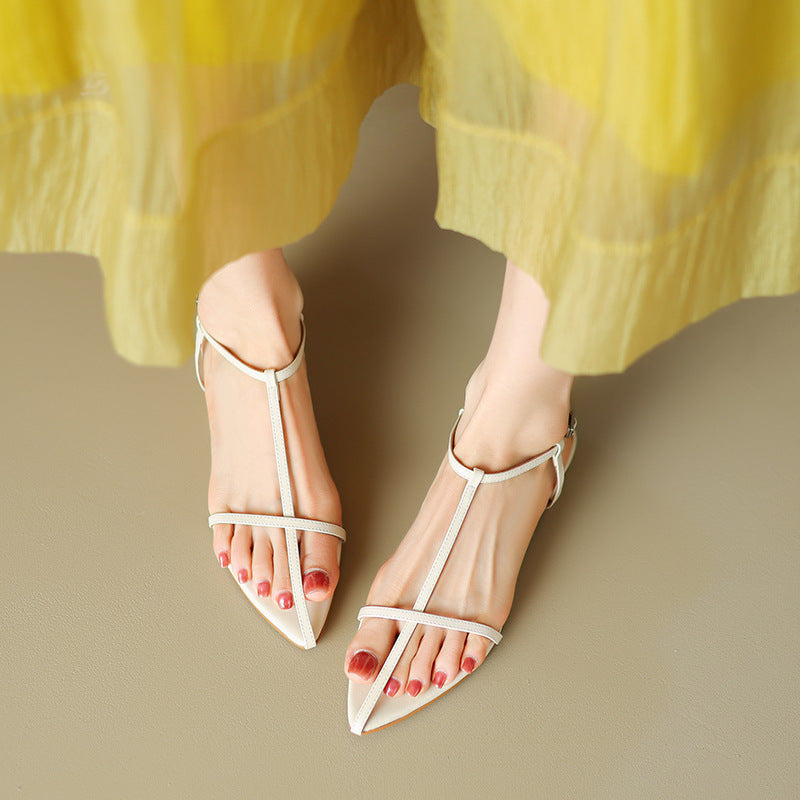 Alden & Archer™| Laney Elegant Flat Sandals