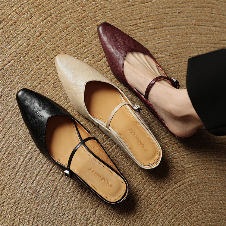 Alden & Archer™| Ulvessa Leather Mules