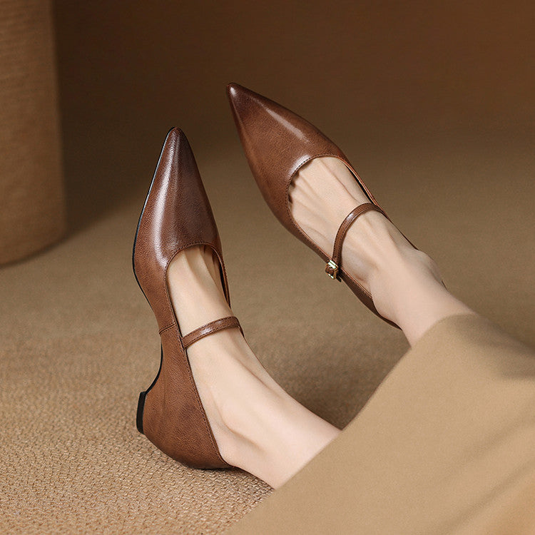 Alden & Archer™| Lunovella Leather Heels