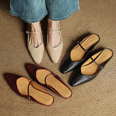 Alden & Archer™| Ulvessa Leather Mules