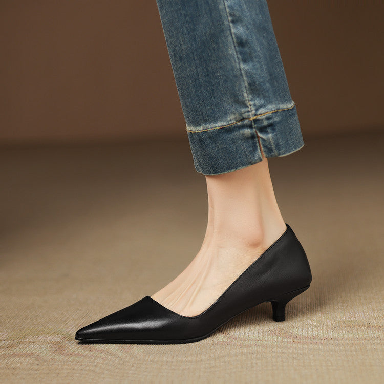 Alden & Archer™ | Kynora Leather Heels