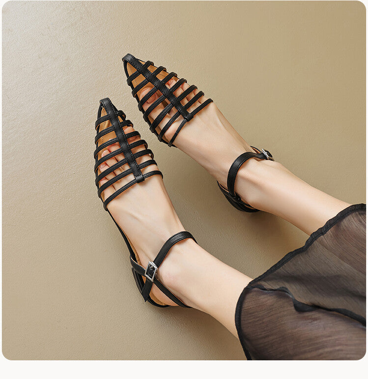 Alden & Archer™ | Kiara Elegant Flat Sandals