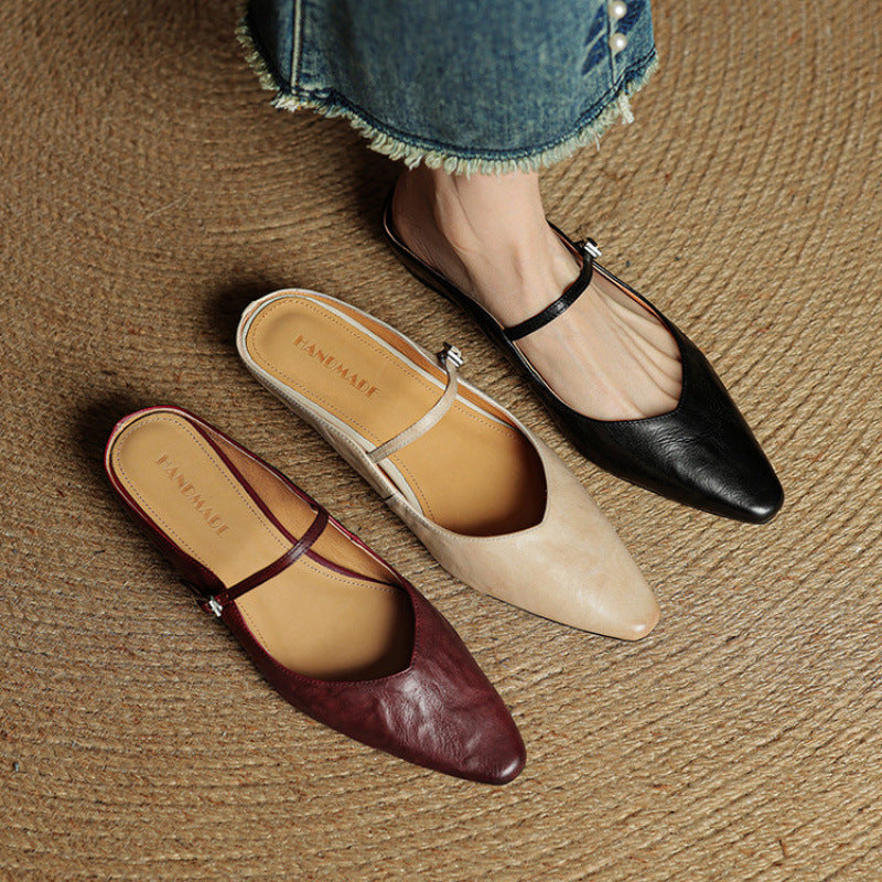 Alden & Archer™| Ulvessa Leather Mules