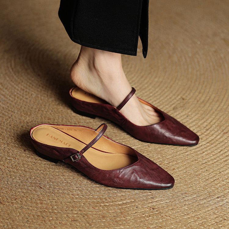 Alden & Archer™| Ulvessa Leather Mules