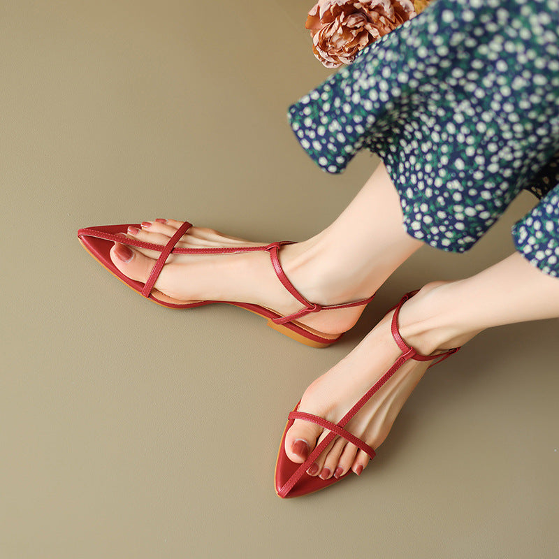 Alden & Archer™| Laney Elegant Flat Sandals