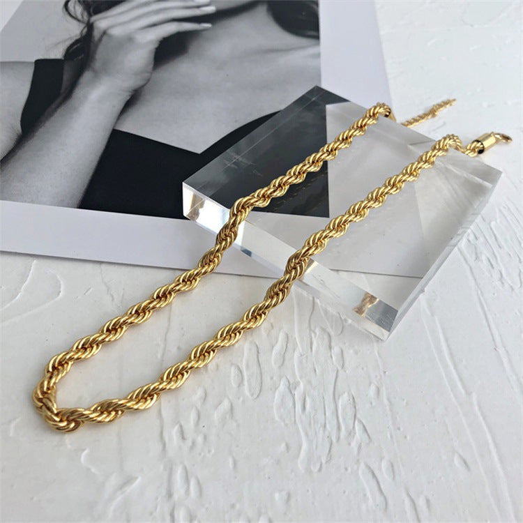 Bianca Rope Necklace Gold Necklace