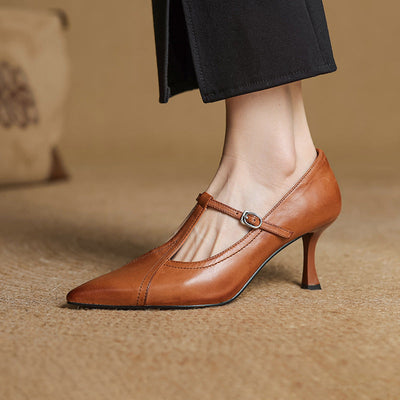 Alden & Archer™| Lumoura Leather Heels