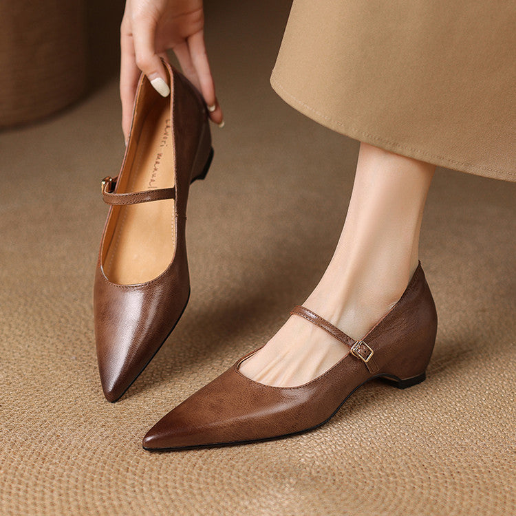 Alden & Archer™| Lunovella Leather Heels