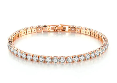 Multicolor Tennis Bracelet (gold finish)