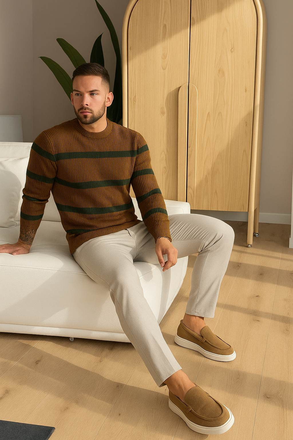 Oscar – Casual Summer Sweater in Wool