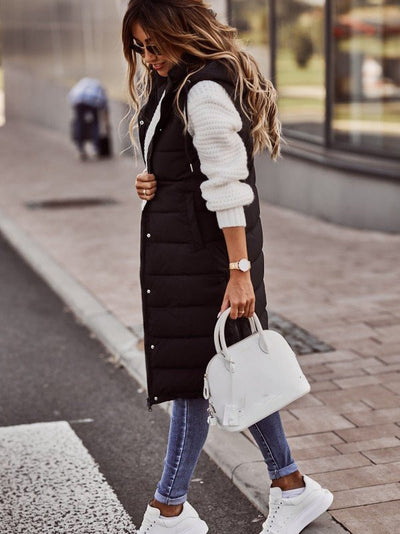 Annie | Women's Quilted Vest with Hood
