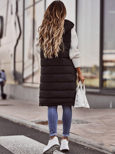 Annie | Women's Quilted Vest with Hood