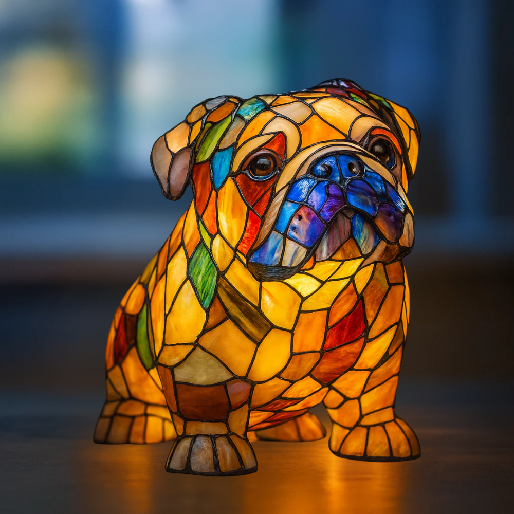 Noiraud – Magical lamp for dogs in colored glass