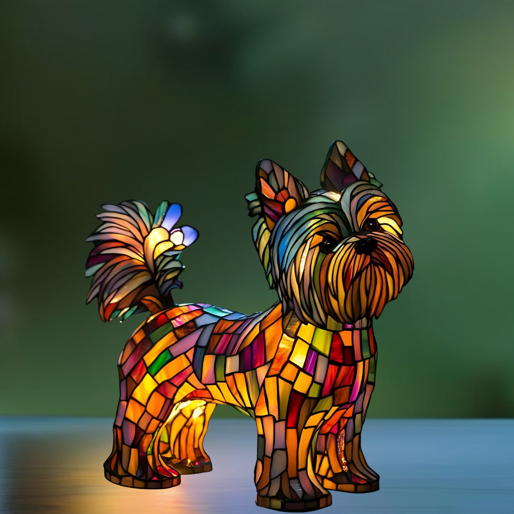 Plume – Magical lamp for dogs in colored glass