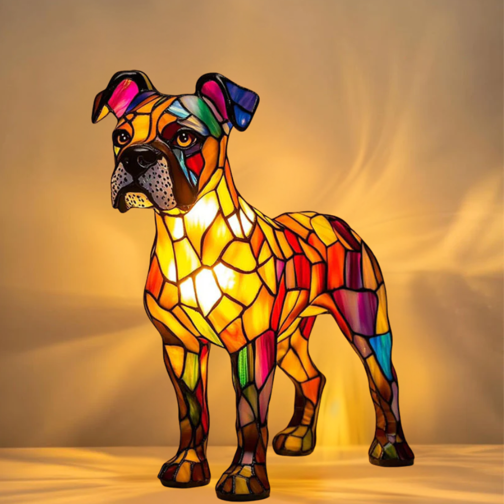 Gaston – Magical lamp for dogs in colored glass