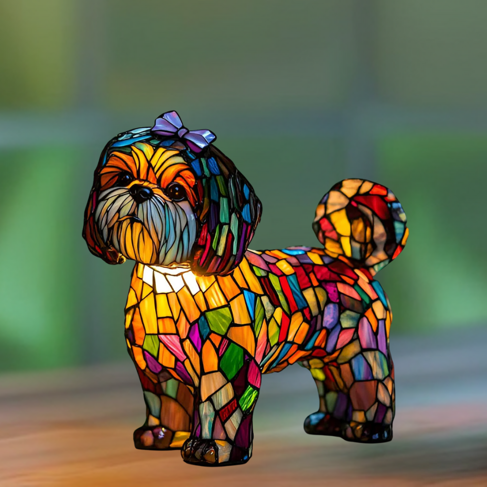 Mimine – Magical lamp for dogs in colored glass