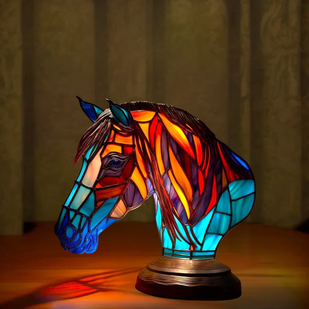 Pupuce – Magical table lamp in colored glass