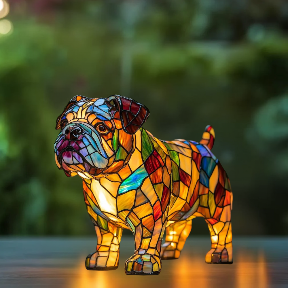 Papou – Magical lamp for dogs made of colored glass