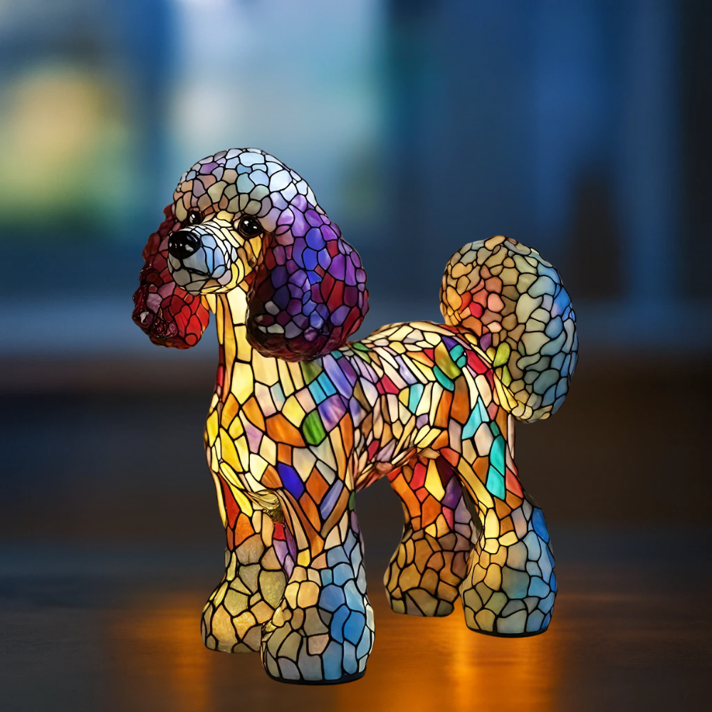 Pépette – Magical lamp for dogs in colored glass