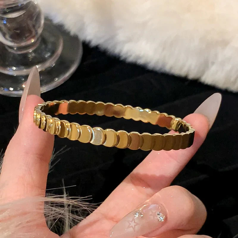 Luxe Bangle Set (Gold finish)