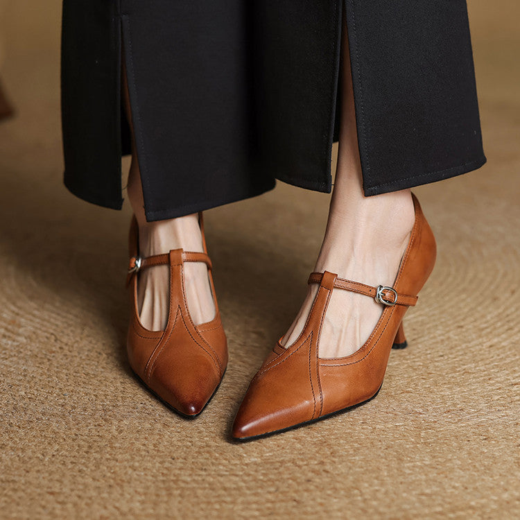 Alden & Archer™| Lumoura Leather Heels