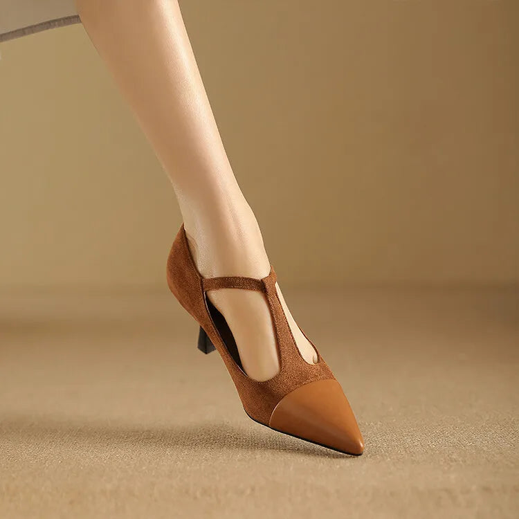 Alden & Archer™| Zalvoria Leather Heels