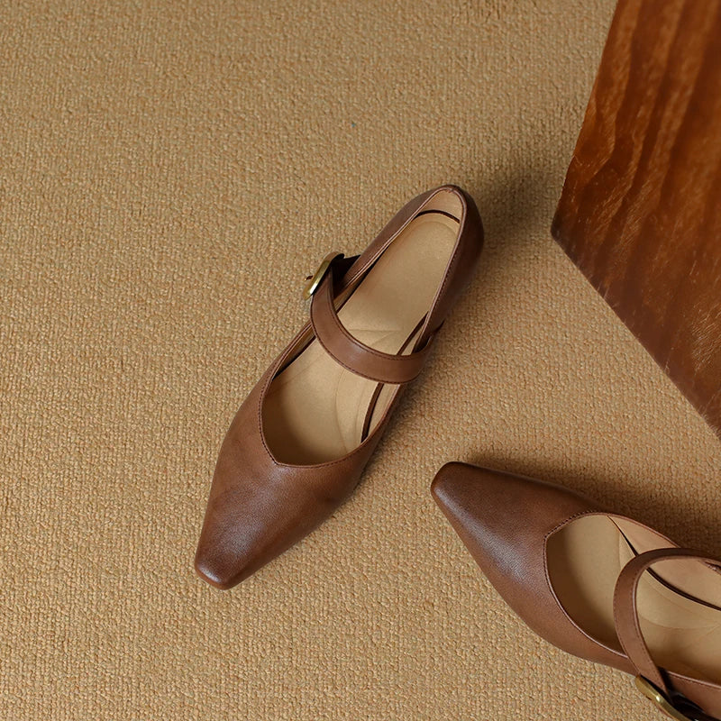 Alden & Archer™| Lunovella Leather Heels