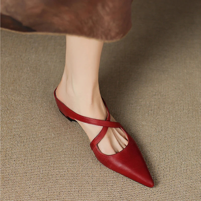 Alden & Archer™| Virelina Leather Mules