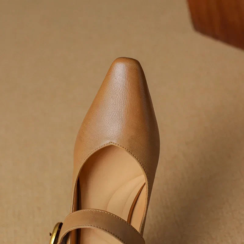 Alden & Archer™| Lunovella Leather Heels