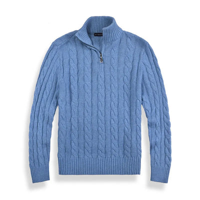 Old Money Half Zip Sweater